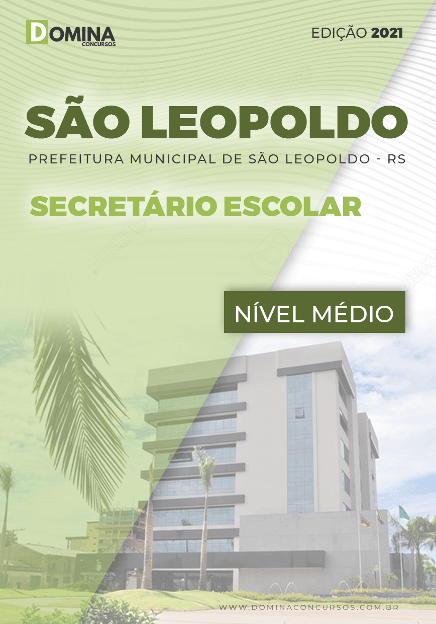Apostila Concurso Pref São Leopoldo RS 2021 Secretário Escolar
