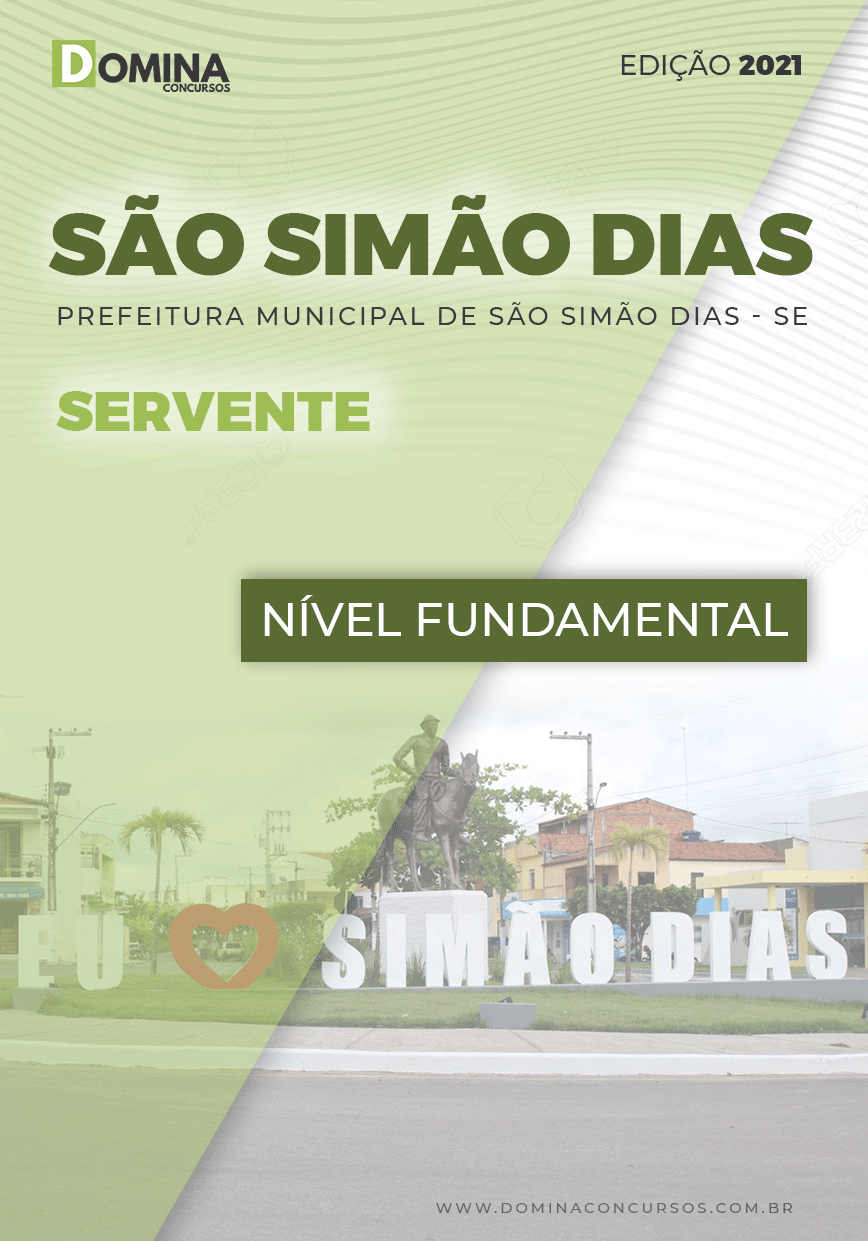 Apostila Pref São Simão Dias SE 2021 Servente