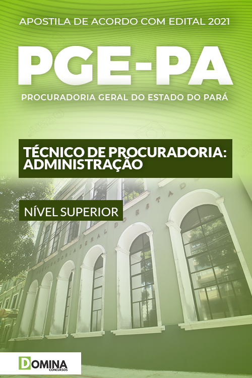 Apostila PGE PA 2021 Técnico de Procuradoria Administração