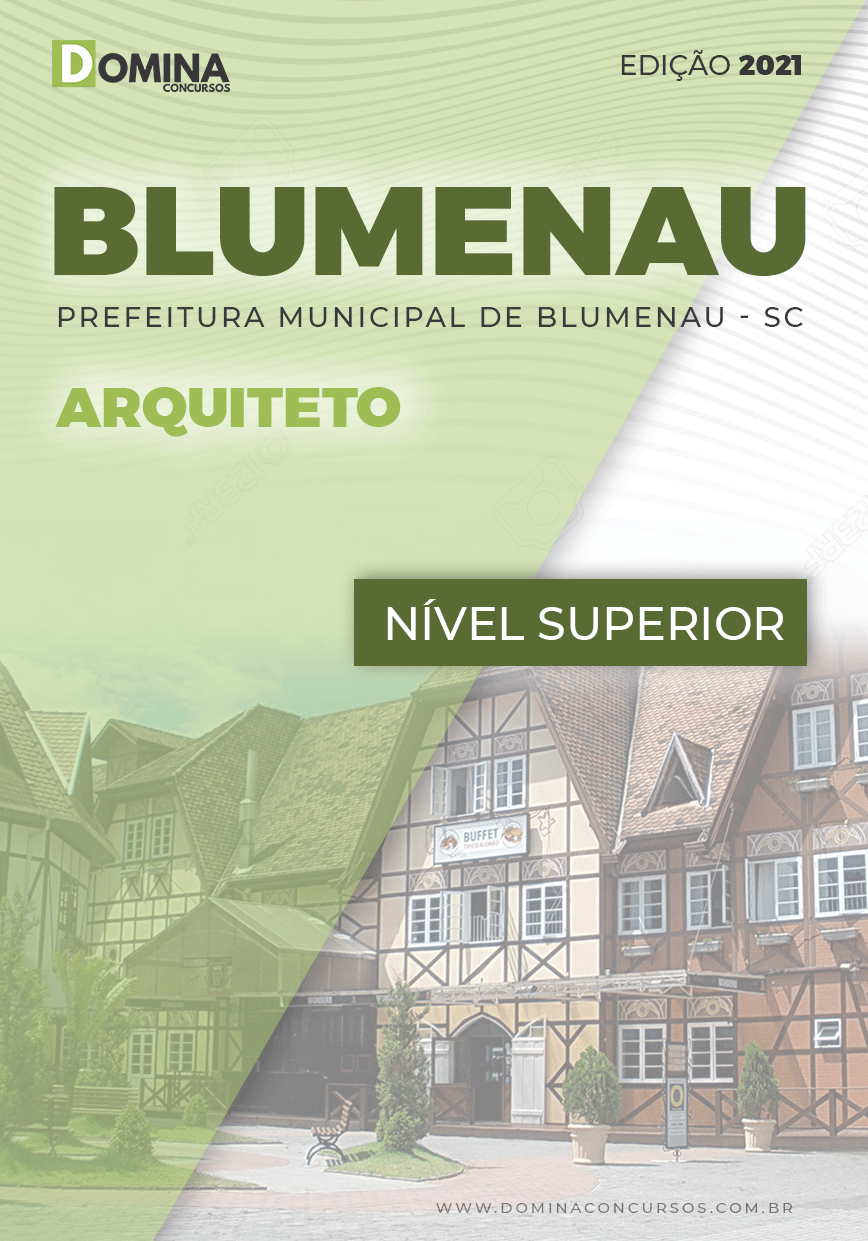 Apostila Concurso Prefeitura Blumenau SC 2022 Arquiteto