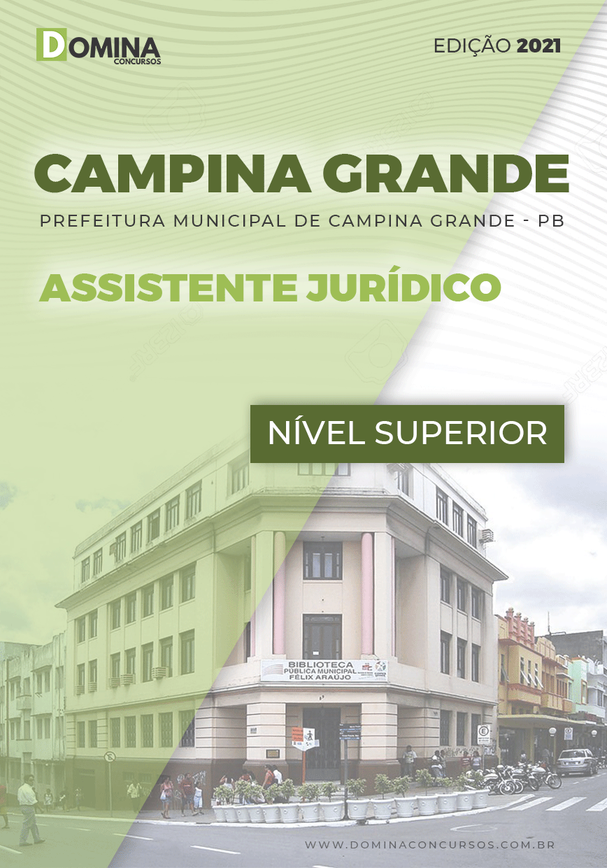 Apostila Pref Campina Grande PB 2021 Assistente Jurídico