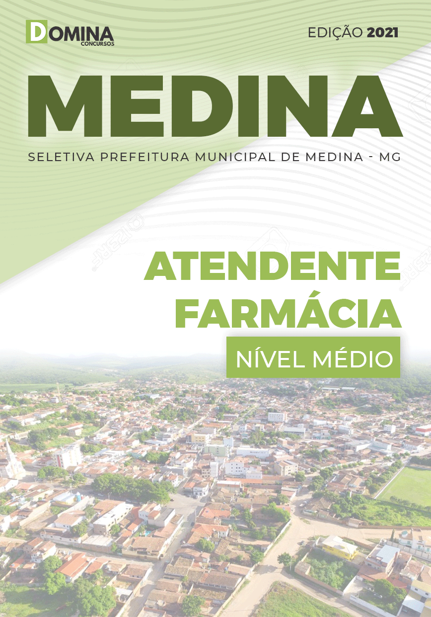 Apostila Seletivo Pref Medina MG 2021 Atendente Farmácia