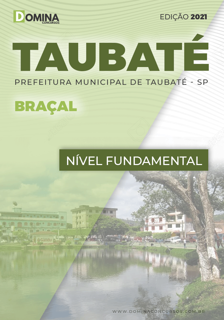 Apostila Concurso Prefeitura de Taubaté SP 2022 Braçal