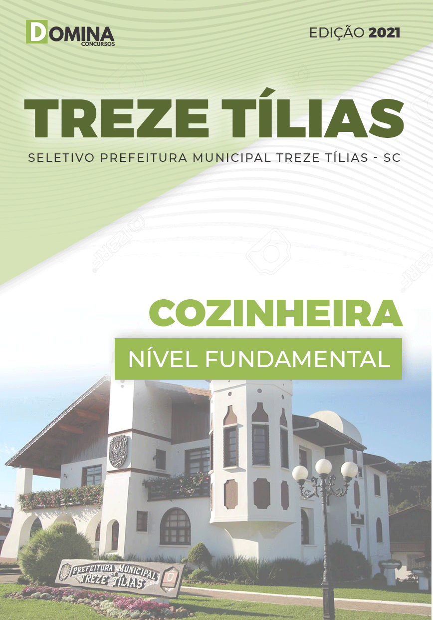 Apostila Concurso Prefeitura Treze Tílias SC 2021 Cozinheira