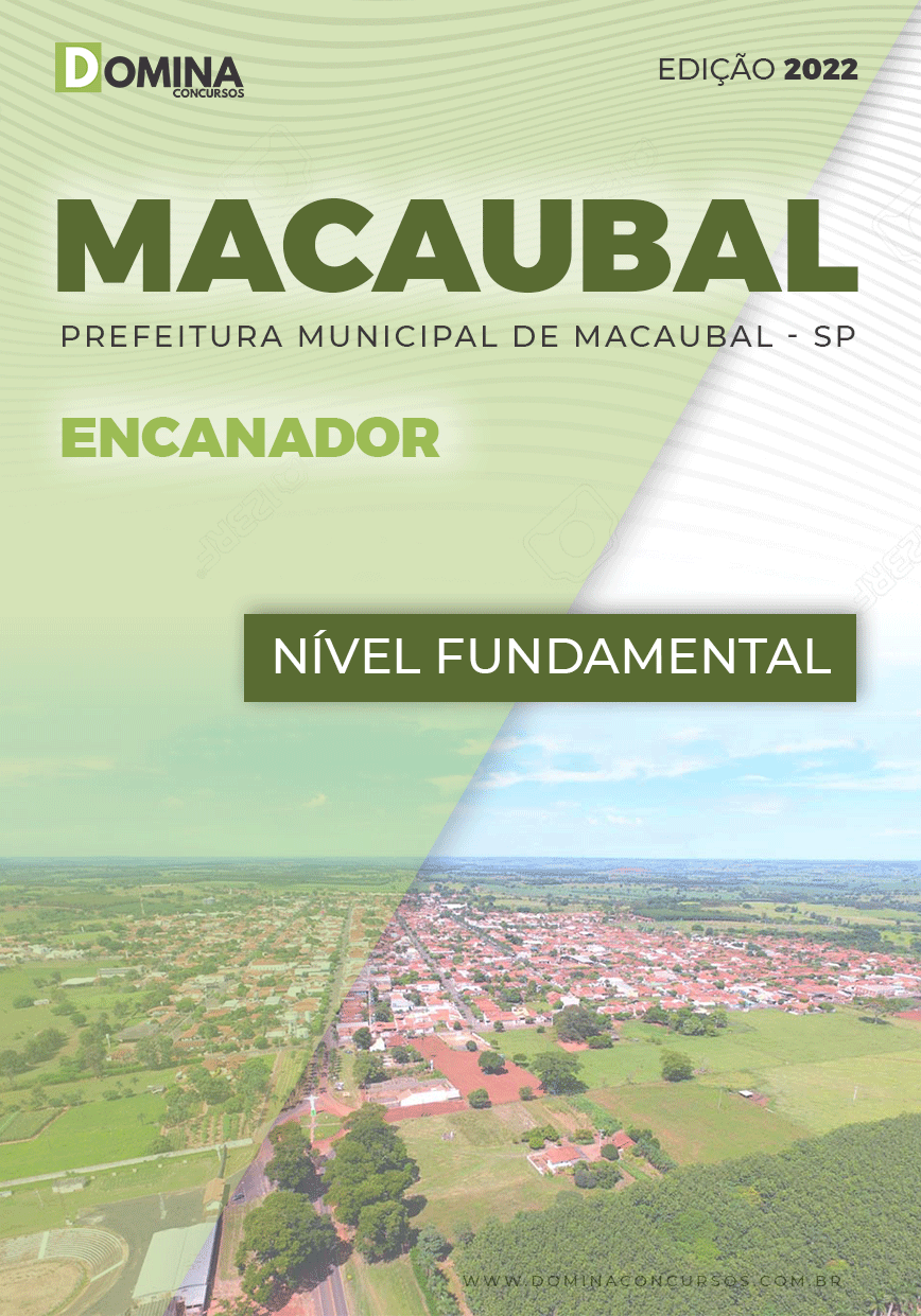 Apostila Concurso Pref Macaubal SP 2022 Encanador