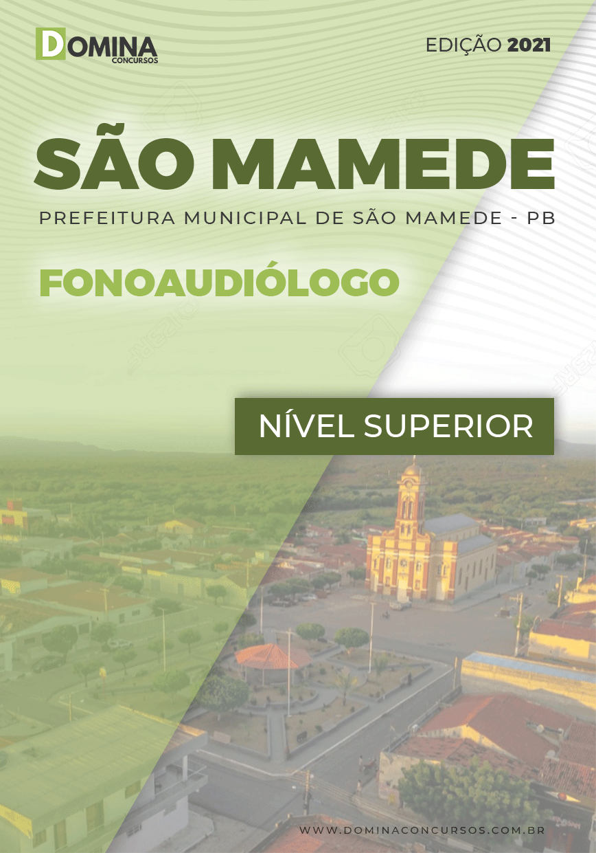 Apostila Concurso Pref São Mamede PB 2021 Fonoaudiólogo