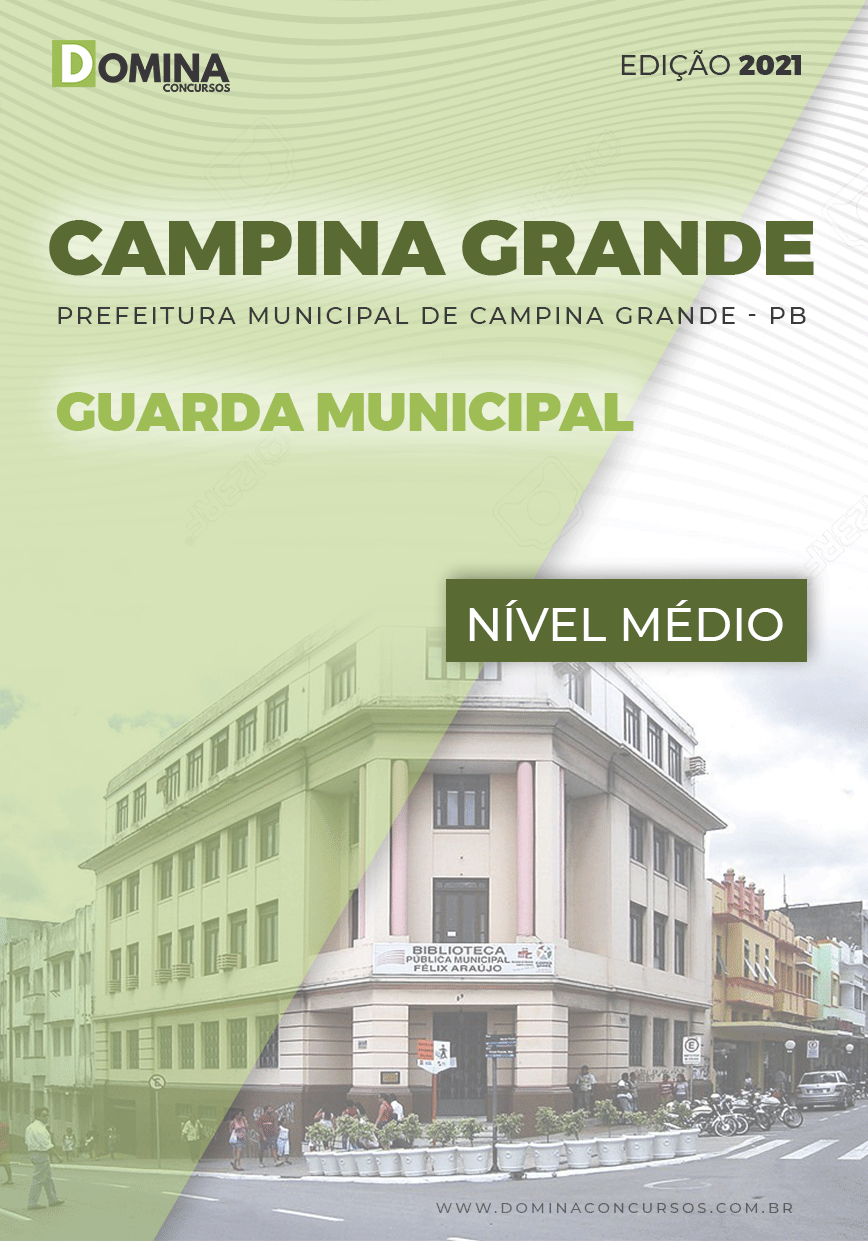 Apostila Pref Campina Grande PB 2021 Guarda Municipal