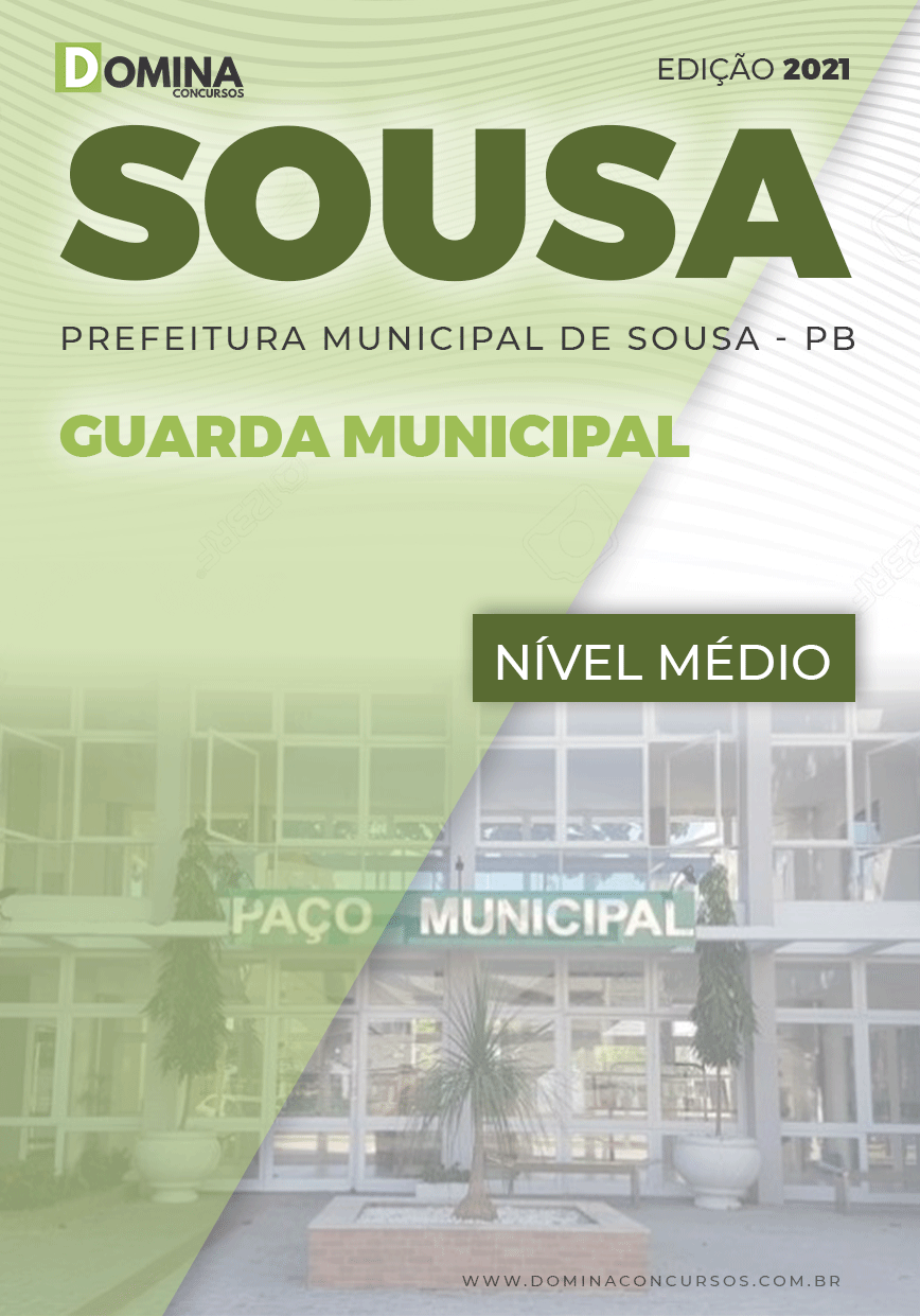 Apostila Concurso Pref Sousa PB 2021 Guarda Municipal