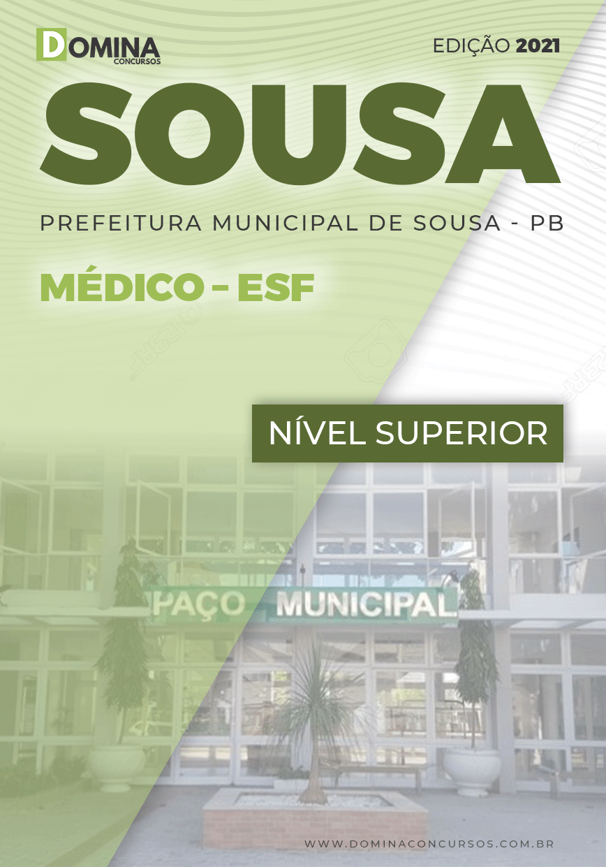Apostila Concurso Público Pref Sousa PB 2021 Médico ESF