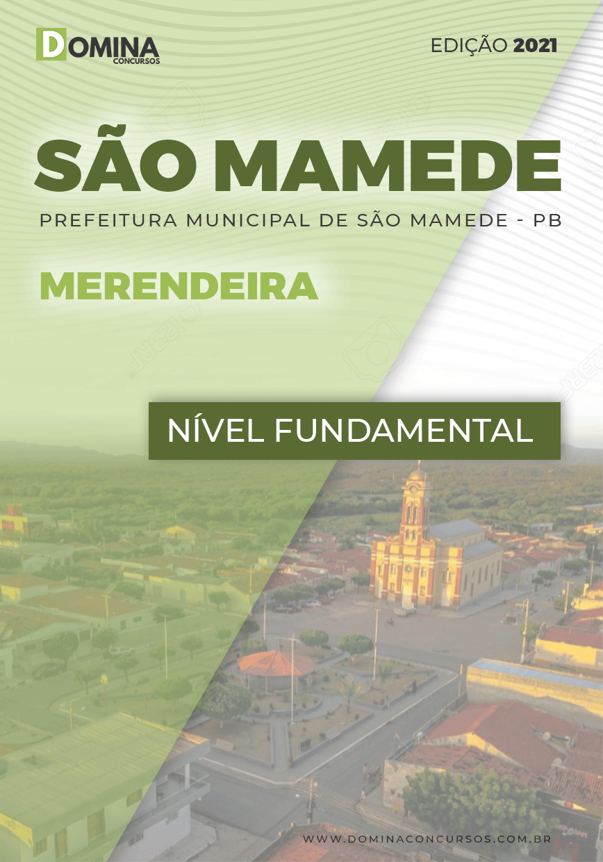 Apostila Concurso Pref São Mamede PB 2021 Merendeira