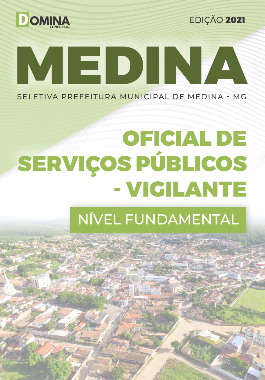 Apostila Digital Seletivo Pref Medina MG 2021 Vigilante
