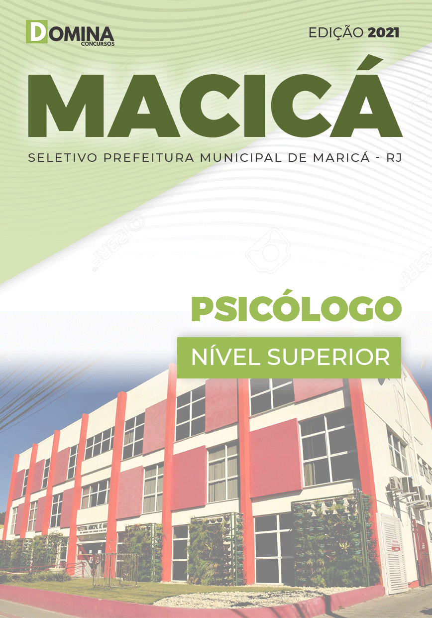 Apostila Processo Seletivo Pref Maricá RJ 2021 Psicólogo