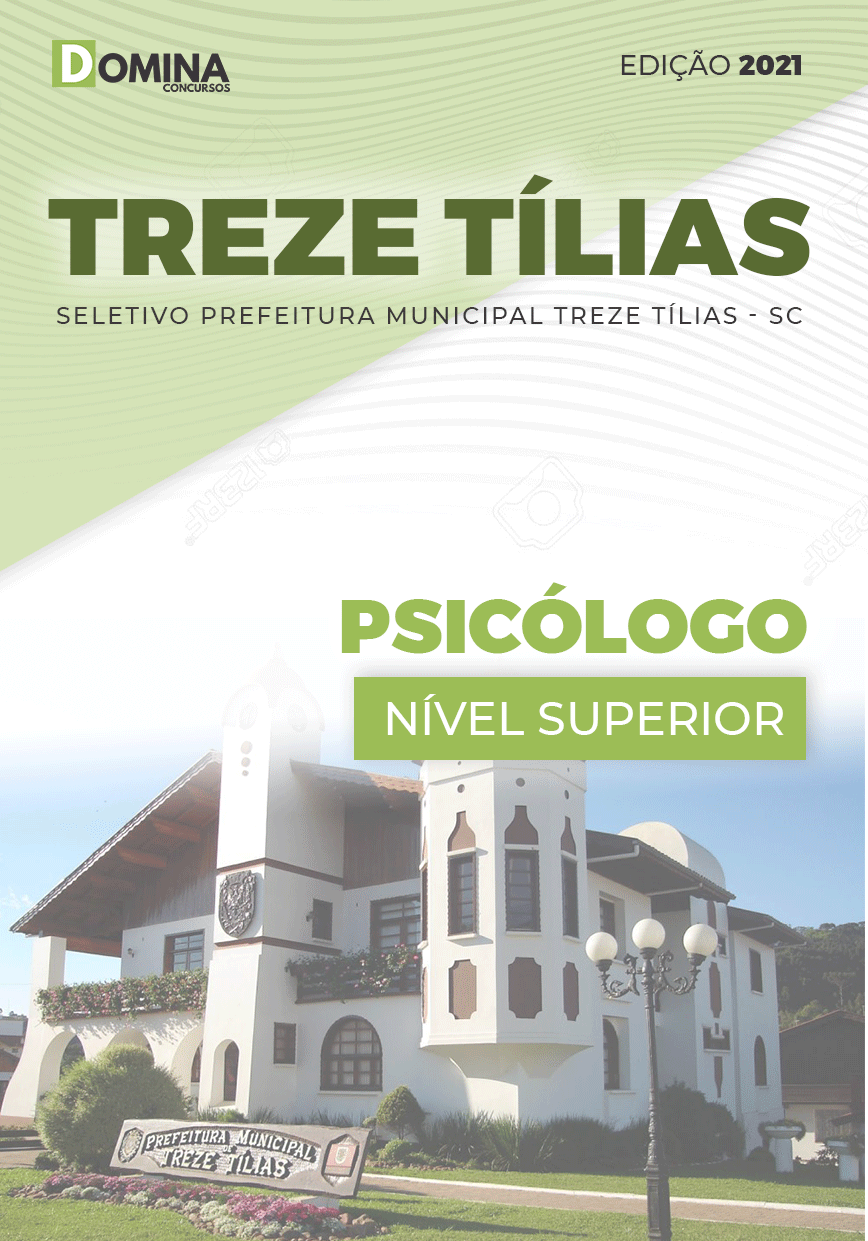 Apostila Concurso Prefeitura Treze Tílias SC 2021 Psicólogo