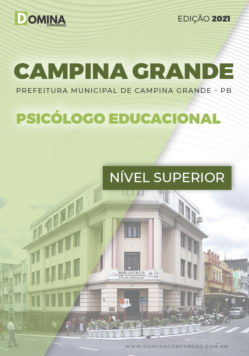 Apostila Pref Campina Grande PB 2021 Psicólogo Educacional