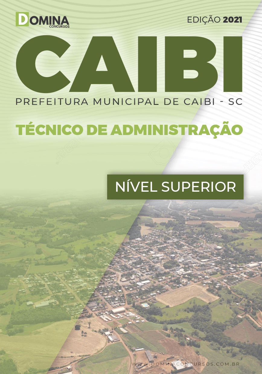 Apostila Concurso Caibi SC 2021 Técnico de Administração