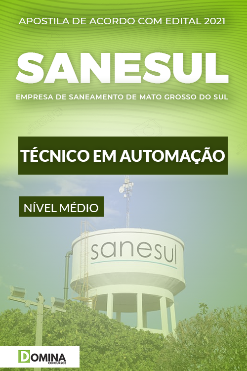 Apostila SANESUL MS 2021 Técnico em Automação