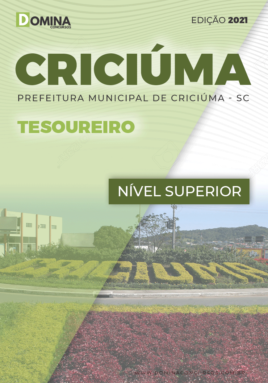 Apostila Concurso Câmara Criciúma SC 2021 Tesoureiro