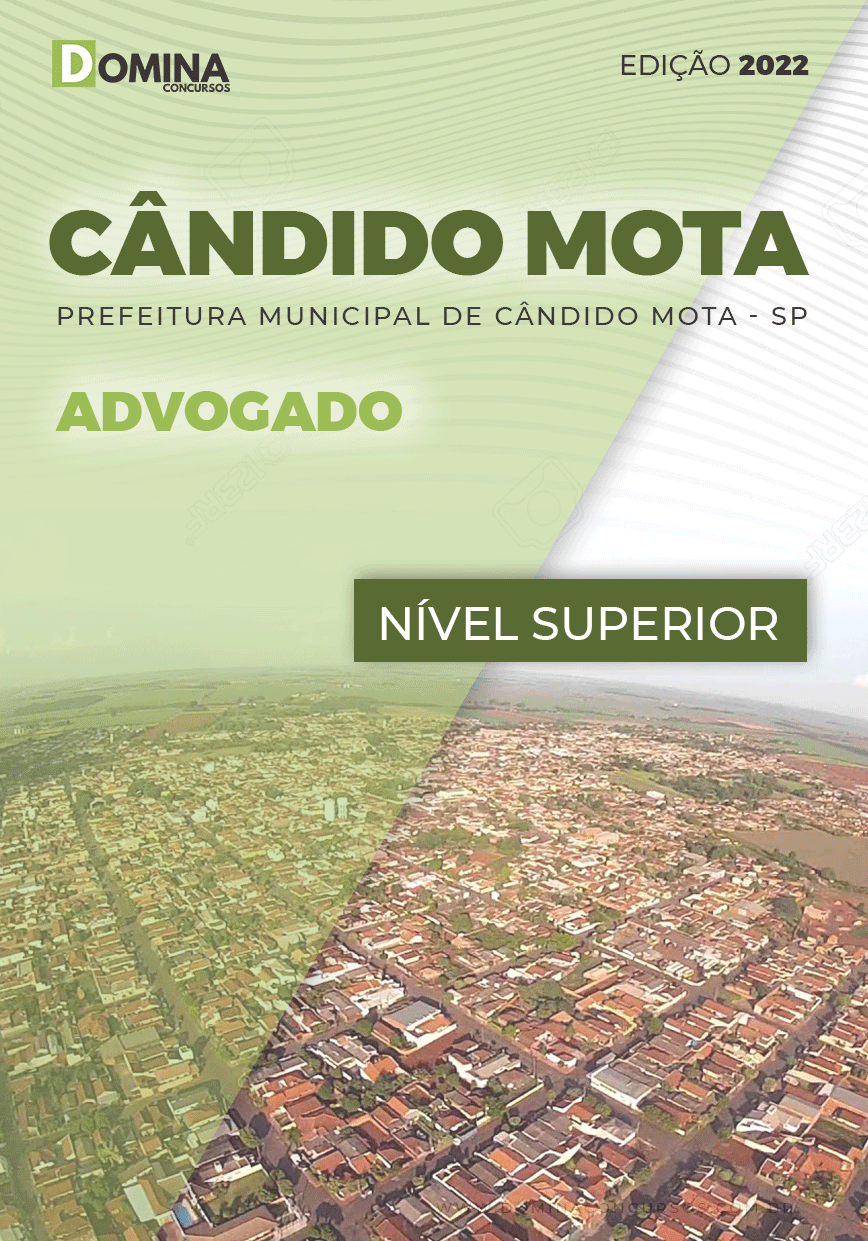 Apostila Concurso Pref Cândido Mota SP 2022 Advogado