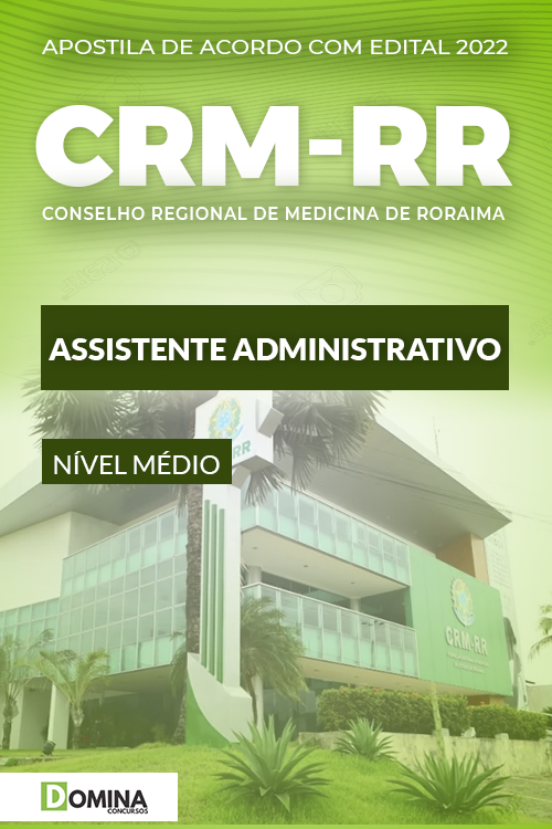 Apostila Concurso CRM RR 2022 Assistente Administrativo