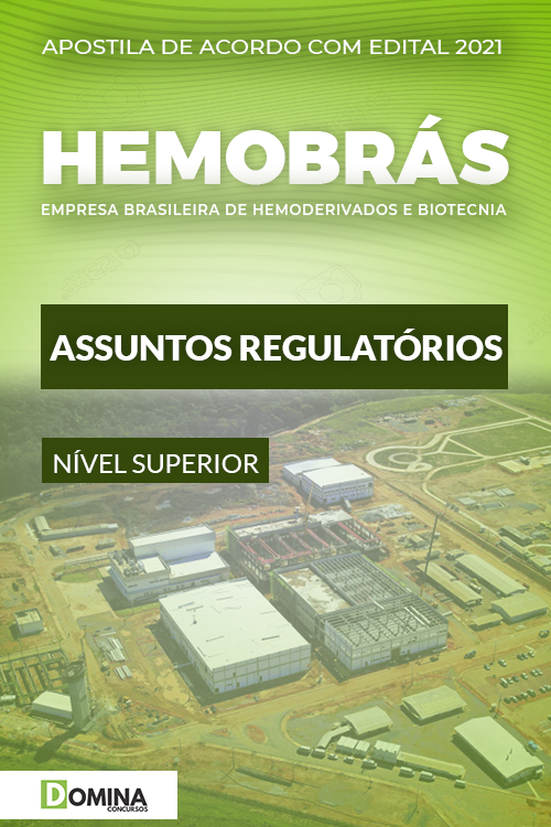 Apostila Concurso Hemobrás 2021 Analista Assuntos Regulatórios