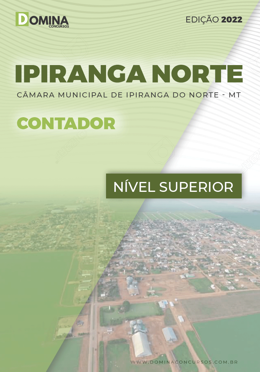 Apostila Câmara Ipiranga Norte MT 2022 Contador