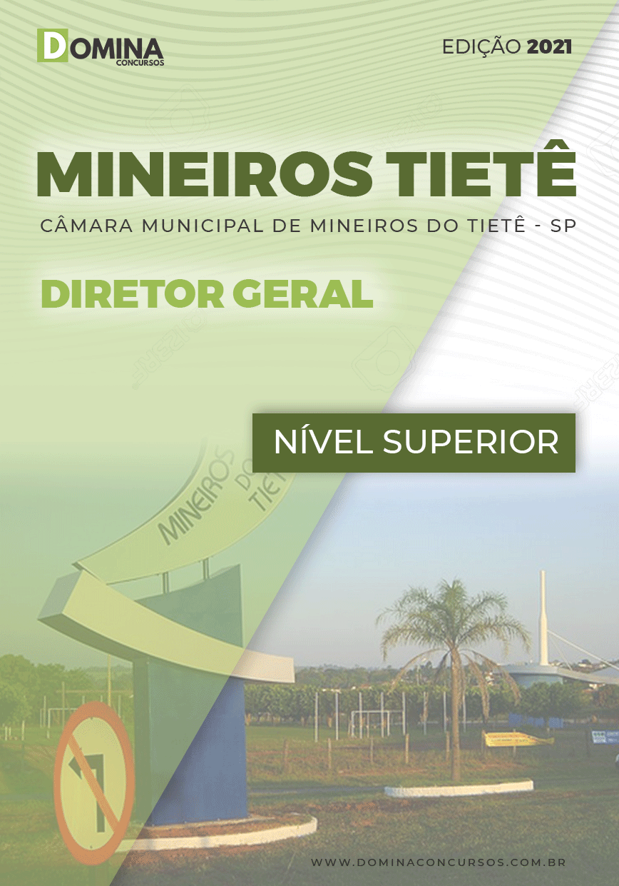 Apostila Câmara Mineiros do Tietê SP 2021 Diretor Geral