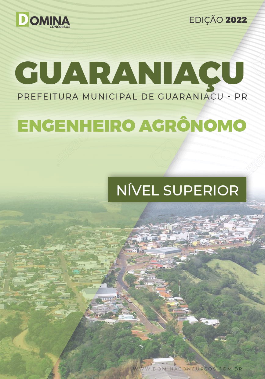 Apostila Pref Guaraniaçu PR 2022 Engenheiro Agrônomo