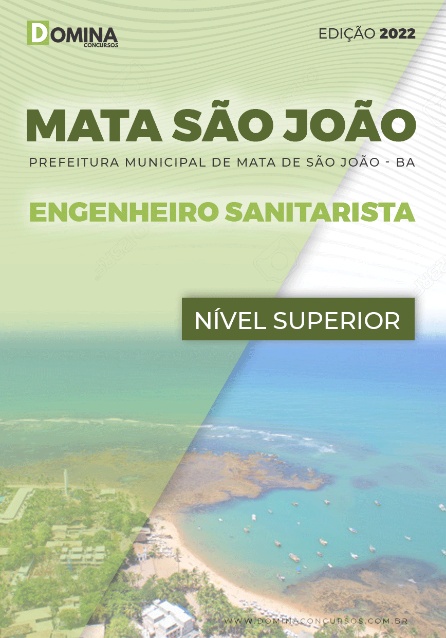 Apostila Pref Mata São João BA 2022 Engenheiro Sanitarista