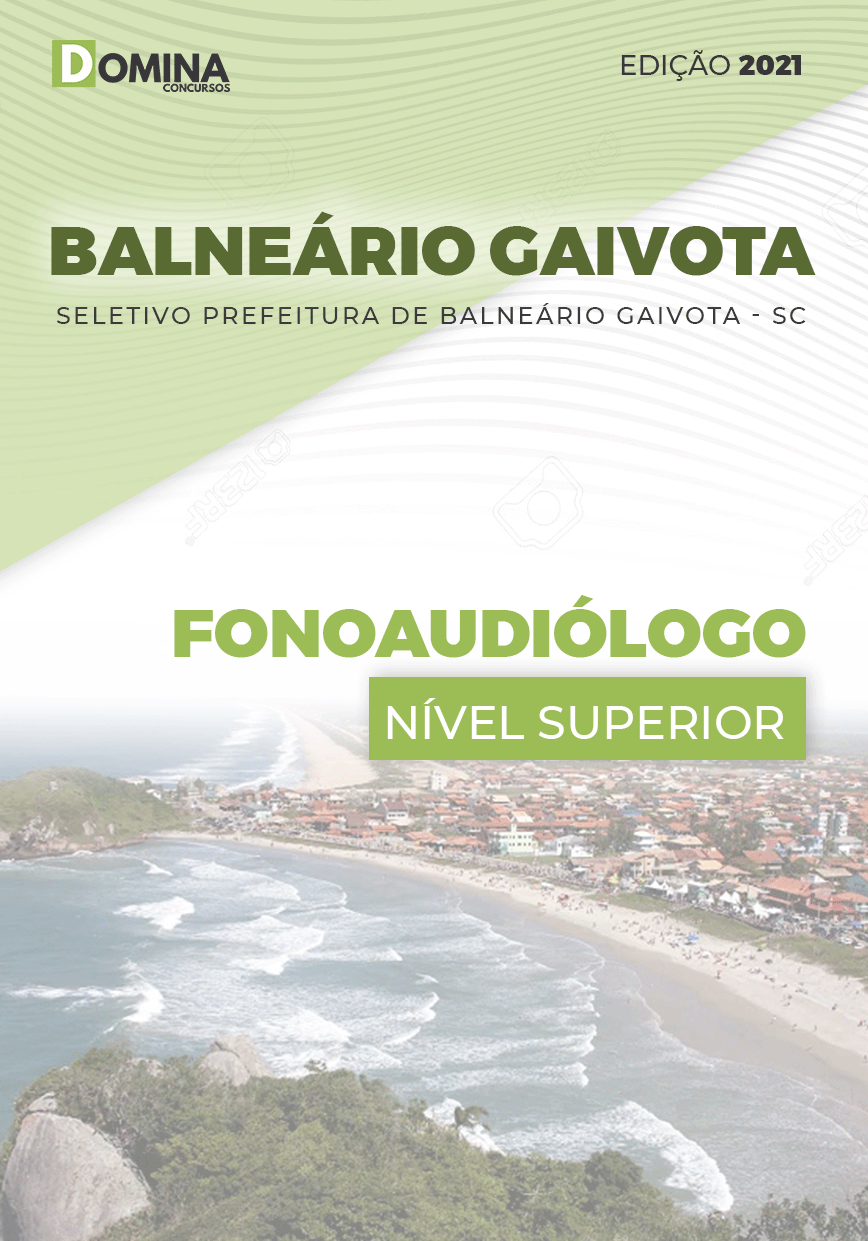 Apostila Pref Balneário Gaivota SC 2021 Fonoaudiólogo