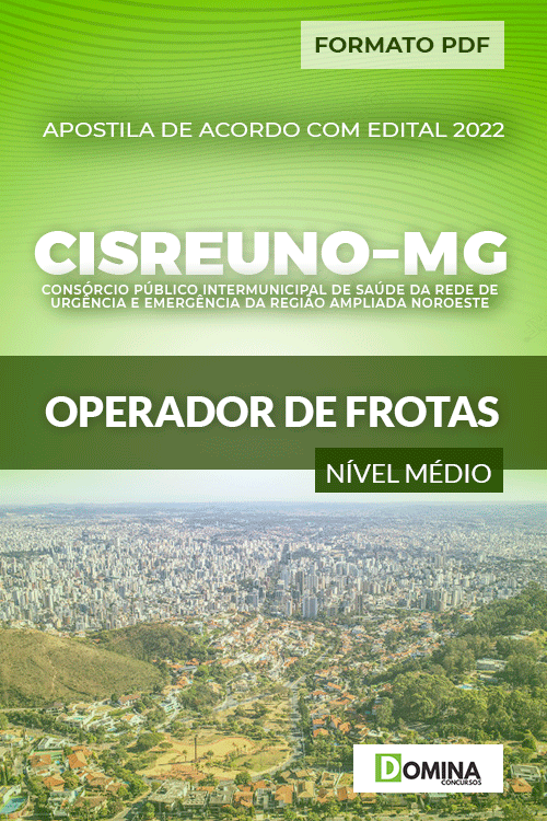 Apostila Seletivo CISREUNO MG 2022 Operador de Frotas