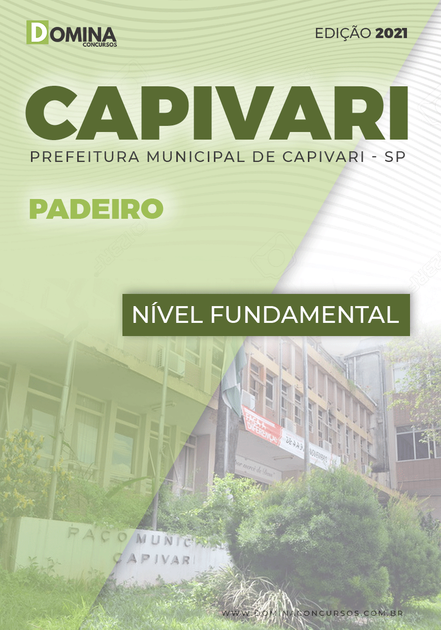 Apostila IBAM Concurso Pref Capivari SP 2021 Padeiro