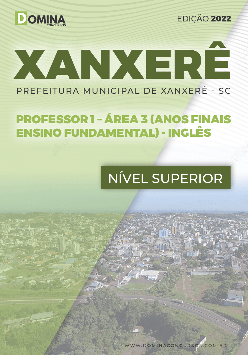 Apostila Concurso Pref Xanxerê SC 2021 Professor Inglês