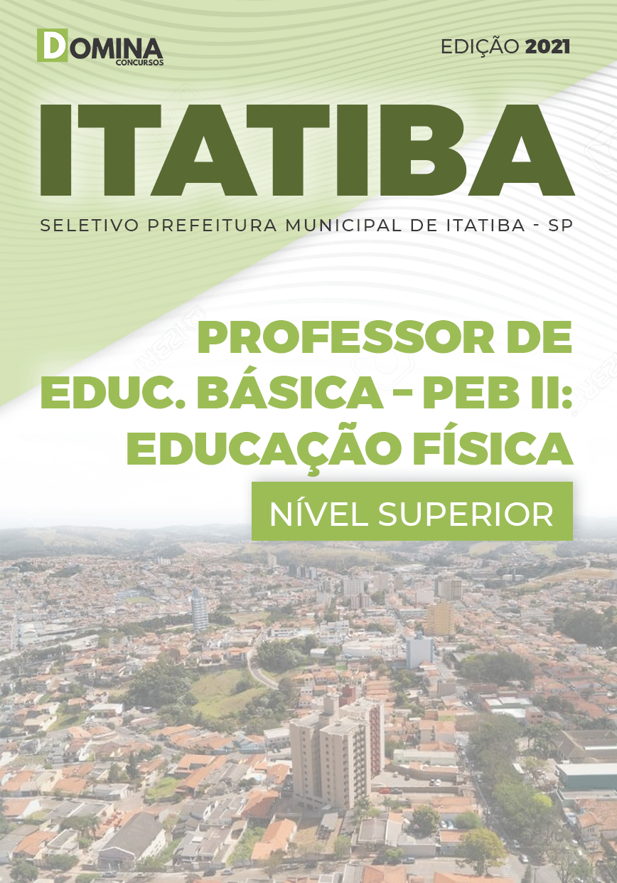 Apostila Pref Itatiba SP 2021 Professor PEB II Educação Física