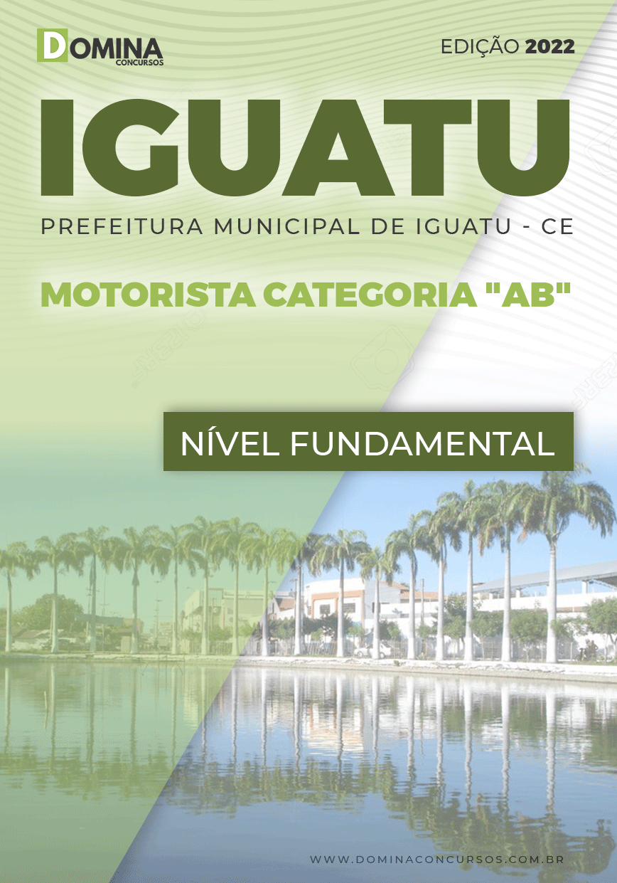 Apostila Concurso Pref Iguatu CE 2022 Motorista Categoria AB