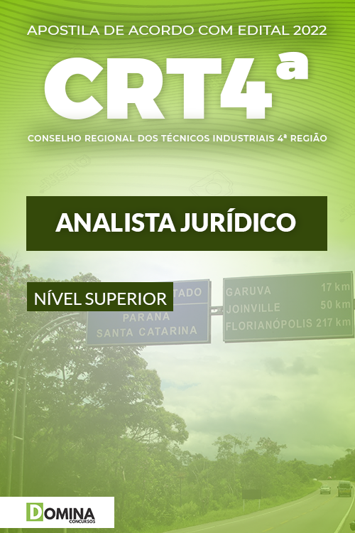 Apostila Concurso CRT 4 PR SC 2022 Analista Jurídico