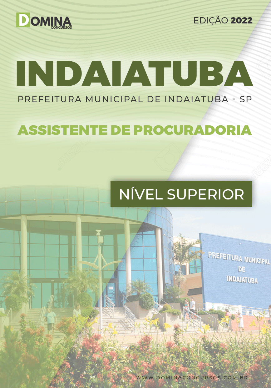 Apostila Pref Indaiatuba SP 2022 Assistente de Procuradoria