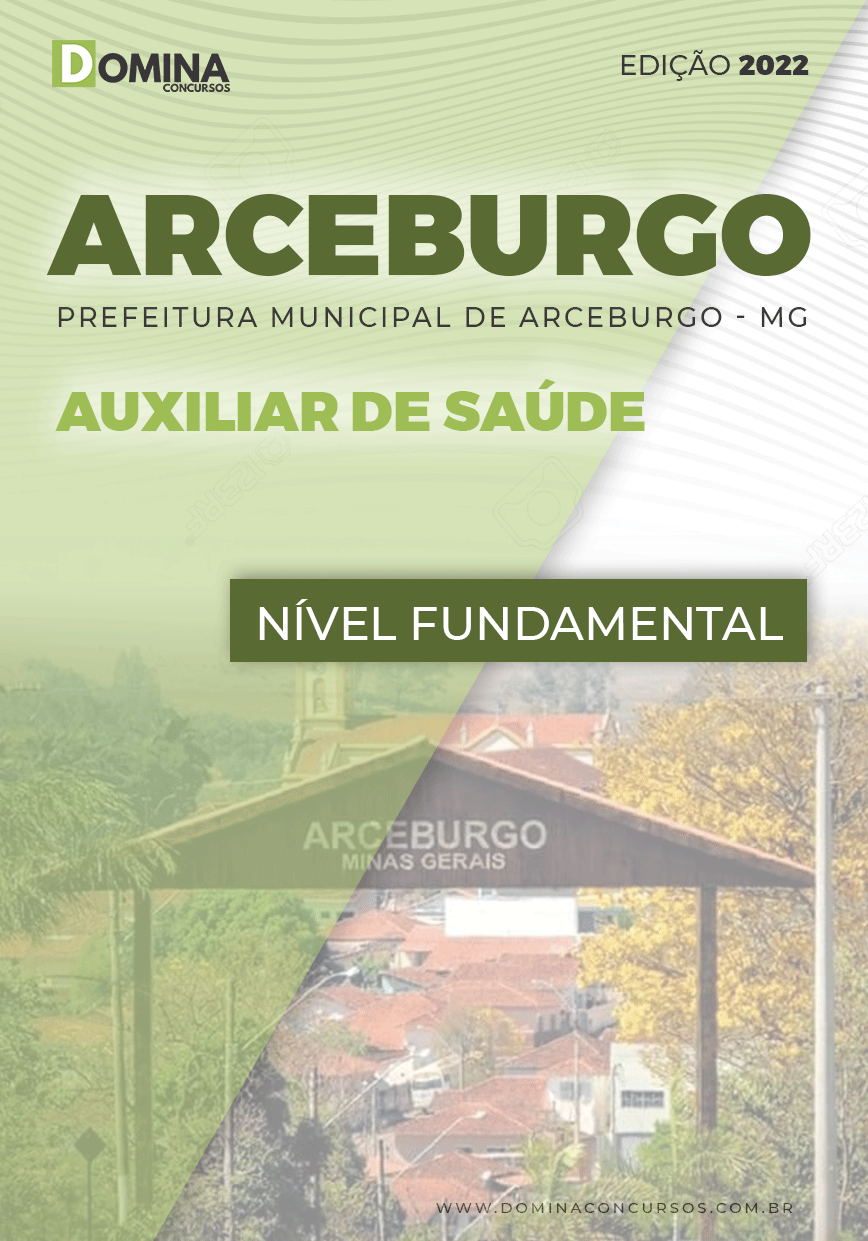 Apostila Concurso Pref Arceburgo MG 2022 Auxiliar de Saúde