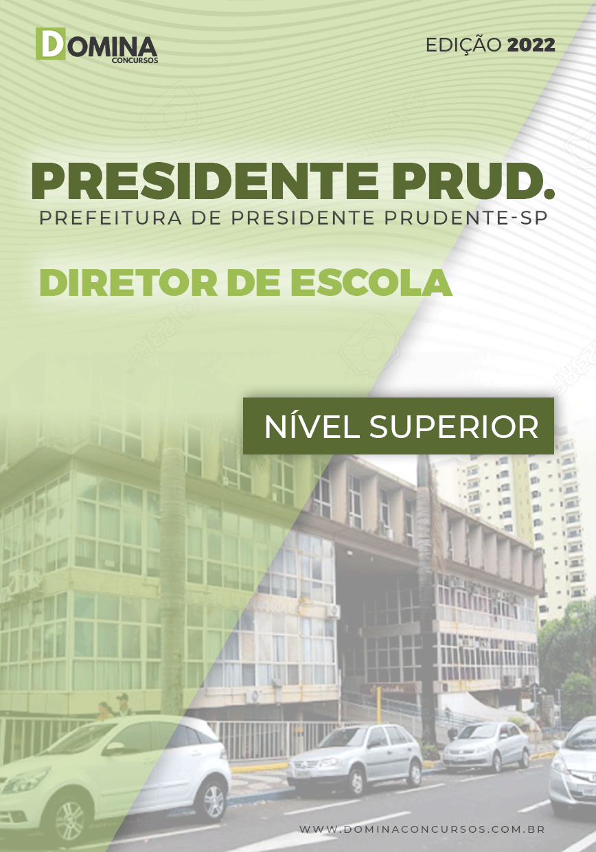 Apostila Presidente Prudente SP 2022 Diretor de Escola