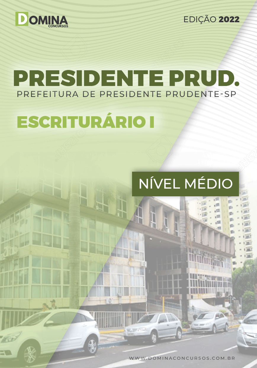 Apostila Presidente Prudente SP 2022 Escriturário I