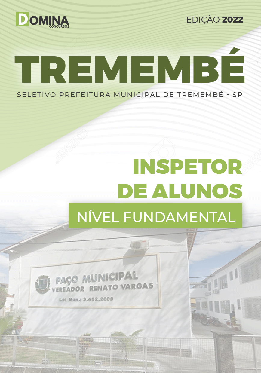 Apostila Seletivo Pref Tremembé SP 2022 Inspetor de Alunos