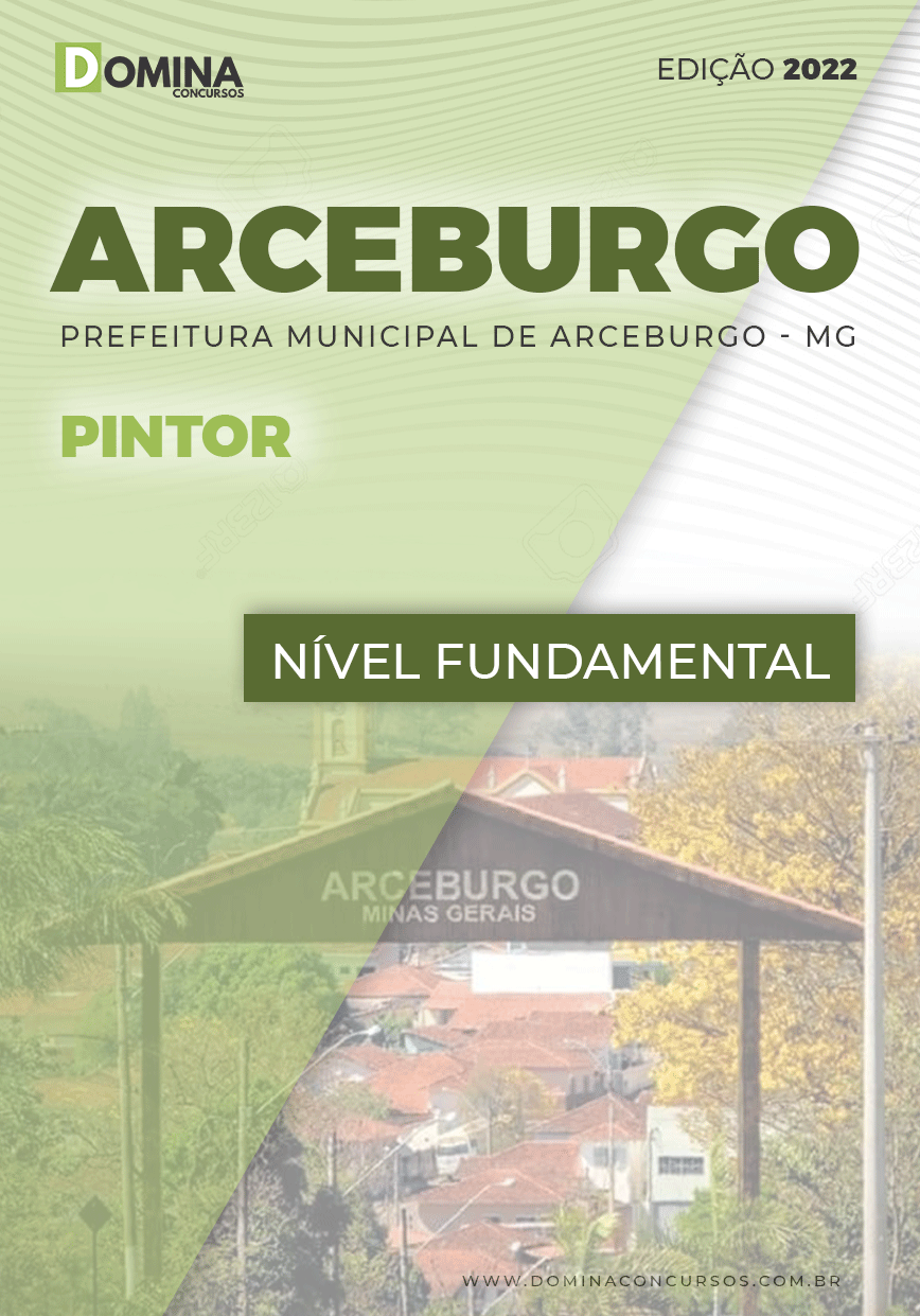 Apostila Concurso Pref Arceburgo MG 2022 Pintor
