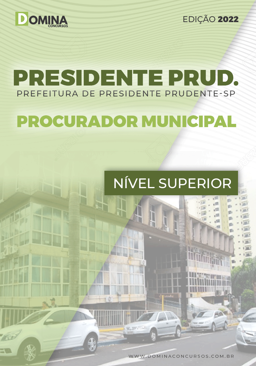 Apostila Concurso Presidente Prudente SP 2022 Procurador