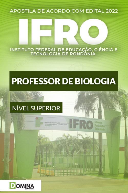 Apostila Concurso IFRO 2022 Professor de Biologia