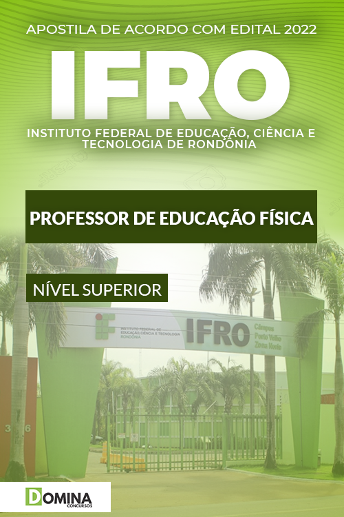 Apostila Concurso IFRO 2022 Professor Educação Física