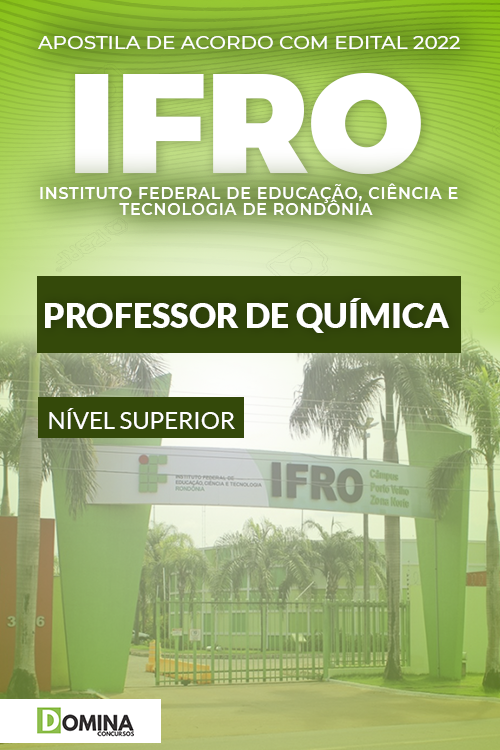 Apostila Concurso IFRO 2022 Professor de Química