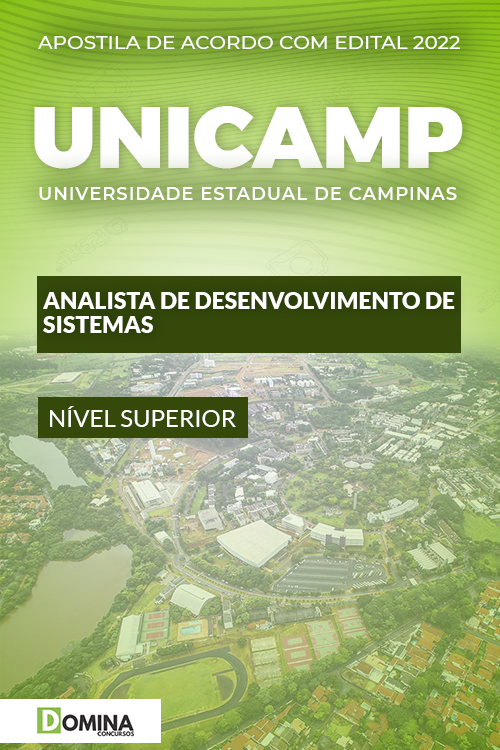 Apostila UNICAMP SP 2022 Analista de Desenvolvimento de Sistemas