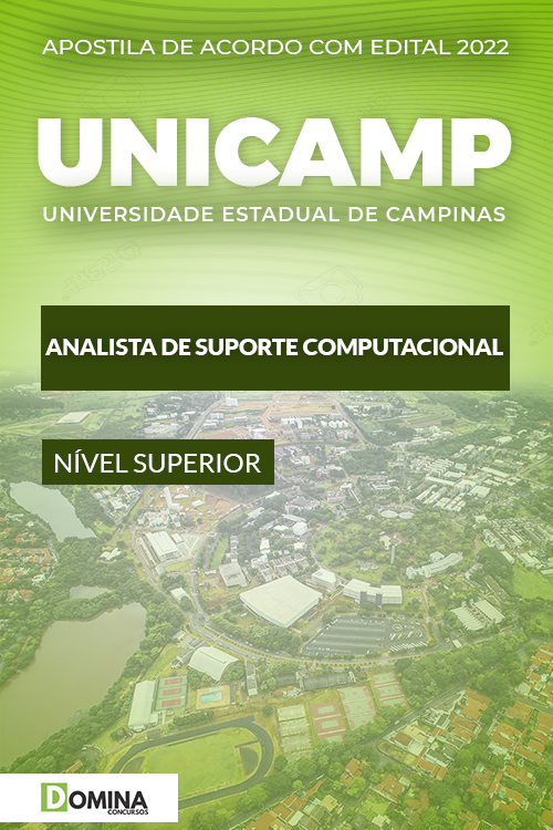 Apostila UNICAMP SP 2022 Analista de Suporte Computacional