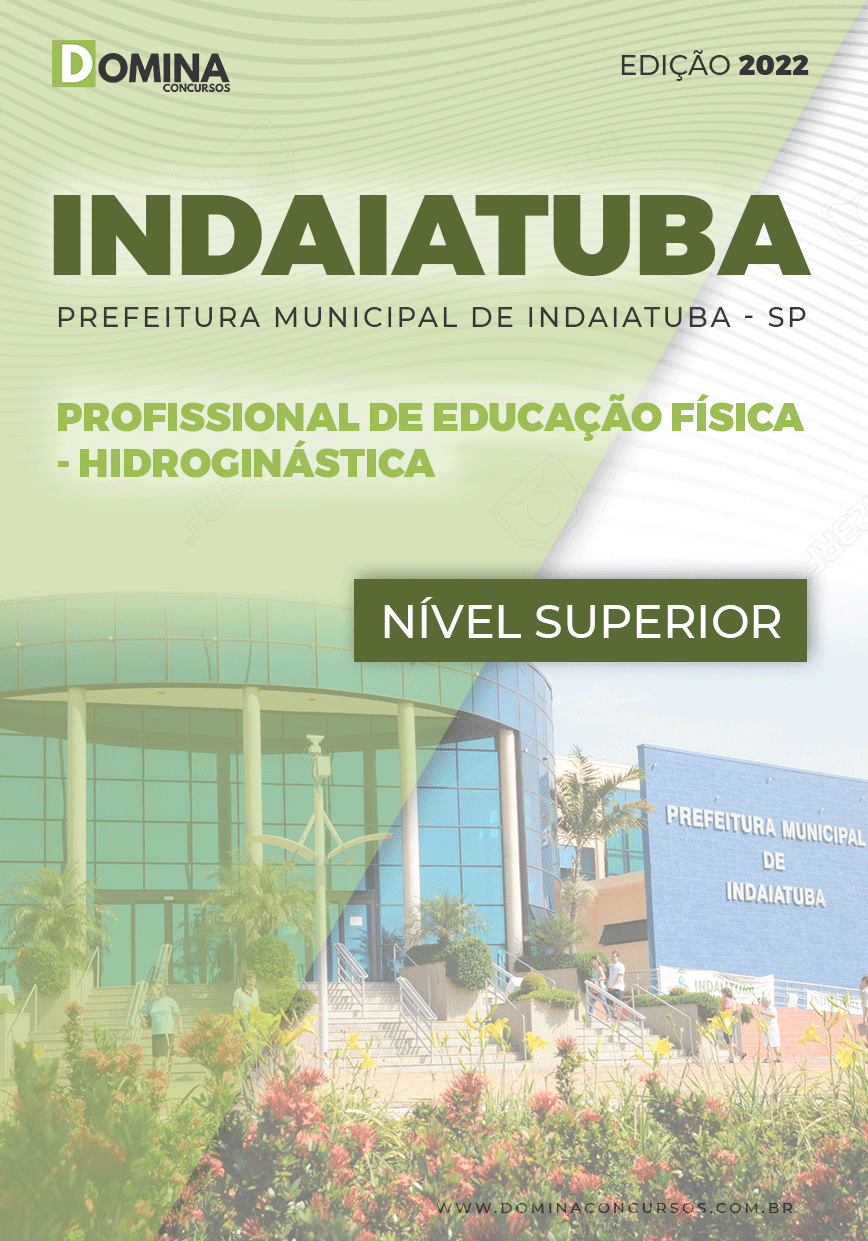 Apostila Pref Indaiatuba SP 2022 Profissional Ed Hidroginástica