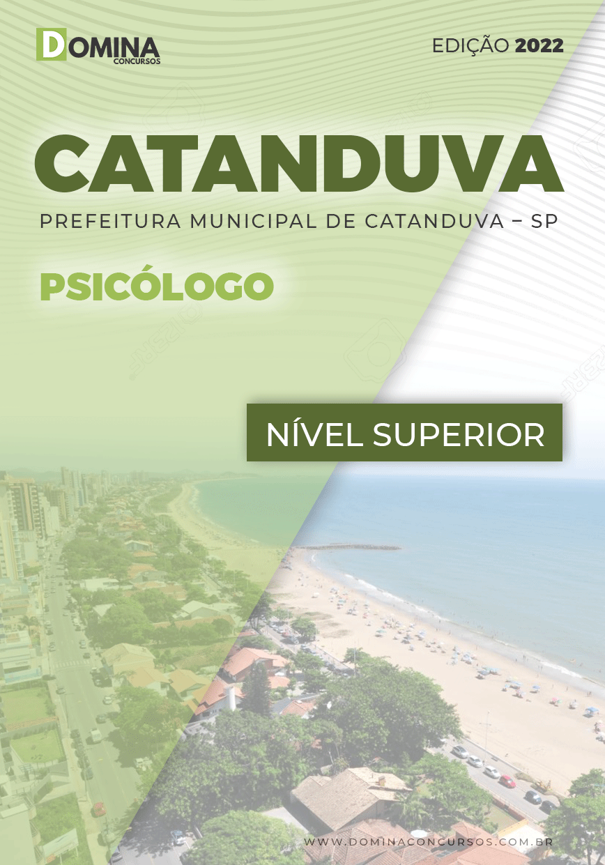 Apostila Concurso Pref Catanduva SP 2022 Psicólogo