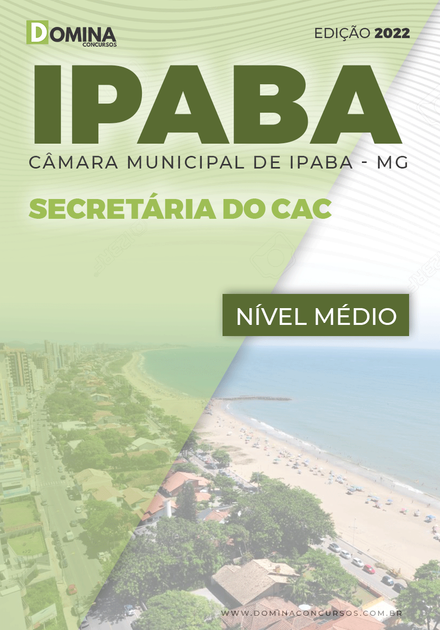 Apostila Concurso Câmara Ipaba MG 2022 Secretária do CAC